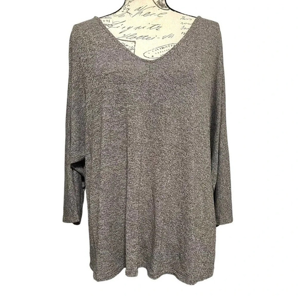 J Jill Wearever Collection Stretch Knit 3/4 Sleeve Tunic Top Size XL - Picture 5 of 5